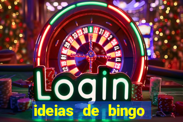 ideias de bingo para o natal